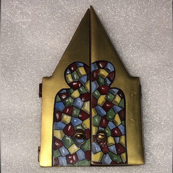Limoges Accessories - Rochard Triptych Nativity Limoges Box